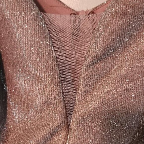 B. Darlin Rose/Pink Shimmer Dress - Picture 5 of 6